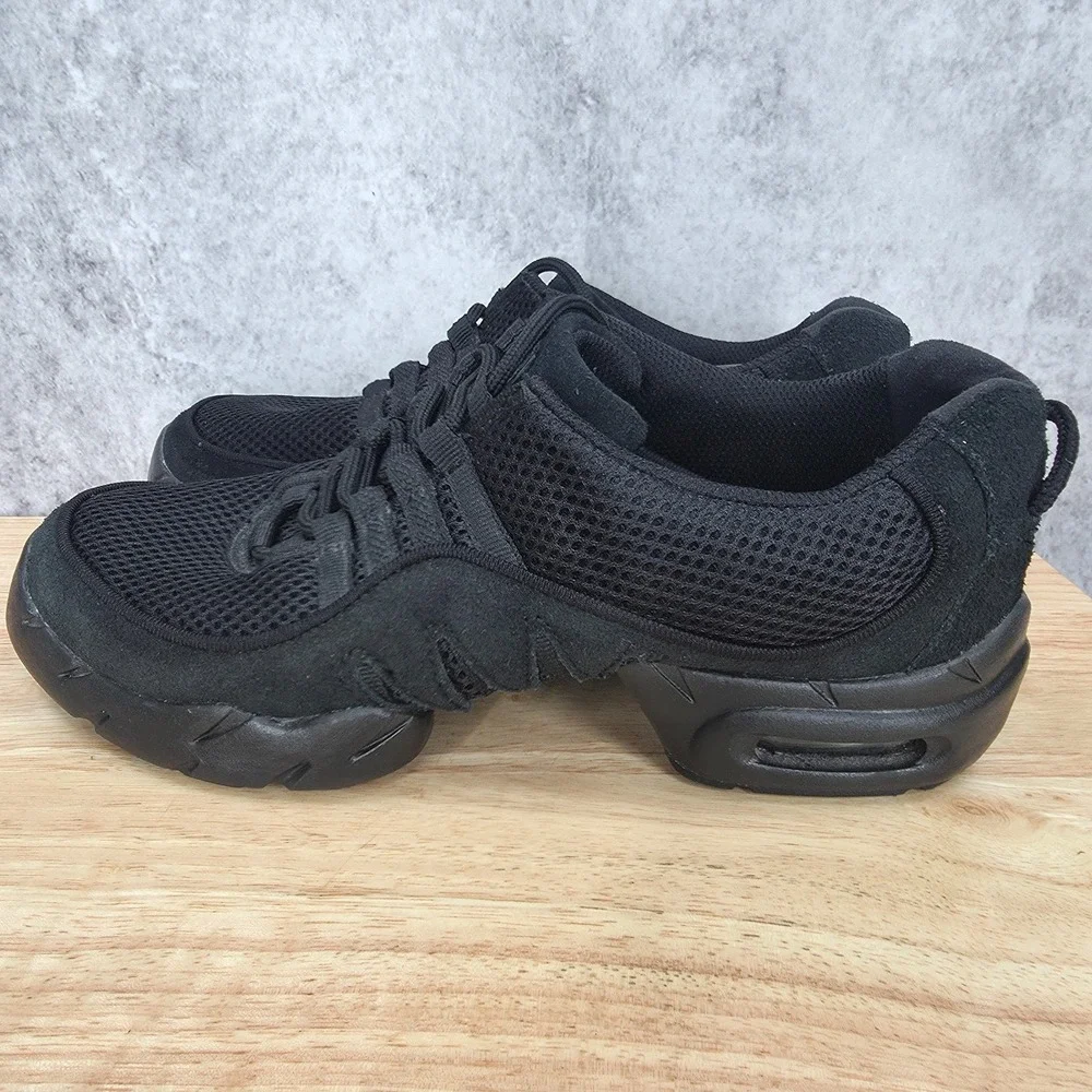 Bloch Boost Mesh Sneakers Womens 12 Black‎ Split Sole Dance Hip Hop Jazz Shoes